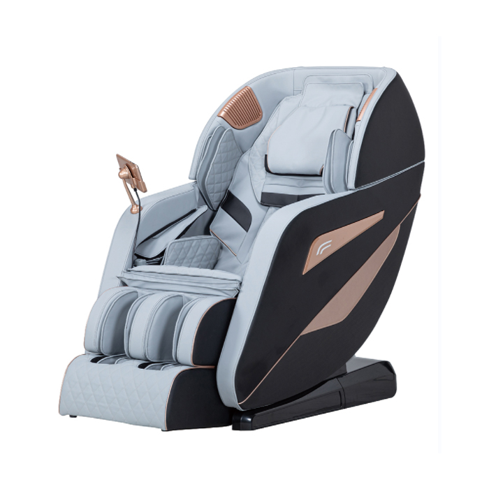 Расслабляющее вибрирующее черное кресло для массажа всего тела