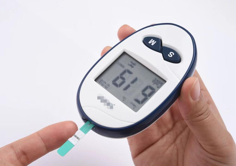 Цифровой глюкометр в одно касание для домашних тест-полосок для диабета