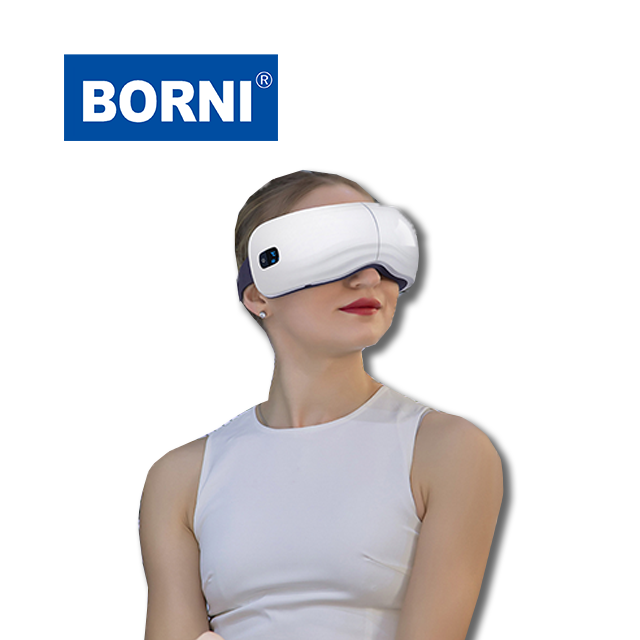 Amazon Новый 2-слойный массажер для глаз с подушкой безопасности, массажер для акупунктурной терапии, массажер для глаз с Bluetooth, музыкальное аудио