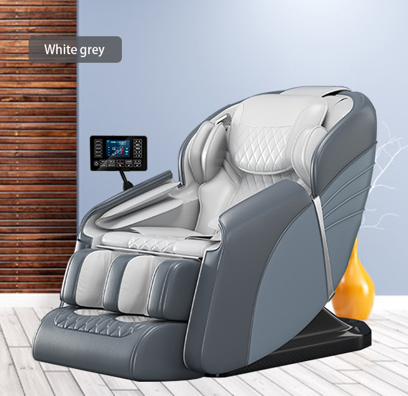 Расслабляющее вибрирующее черное кресло для массажа всего тела