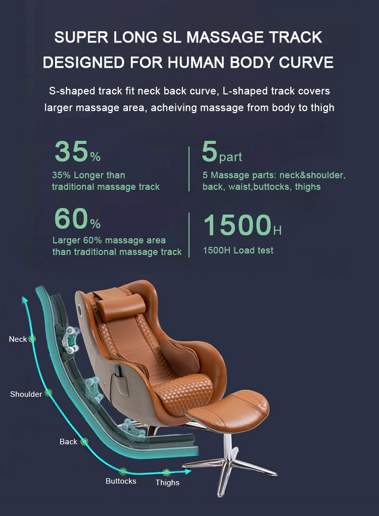 Новый массажный диван с вращением на 360 градусов, электрический раскладной массажный диван для всего тела с синим зубом