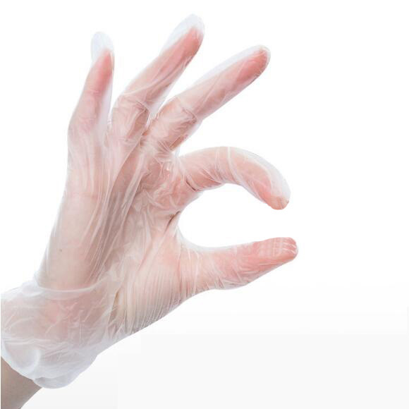 Высококачественные прозрачные одноразовые перчатки из ПВХ без латекса Дешевые виниловые перчатки 