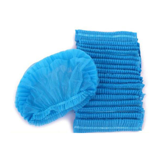 Одноразовая PP Non Woven Strip Clip Cap Bouffant Head Cover Bouffant Cap Mop Cap 